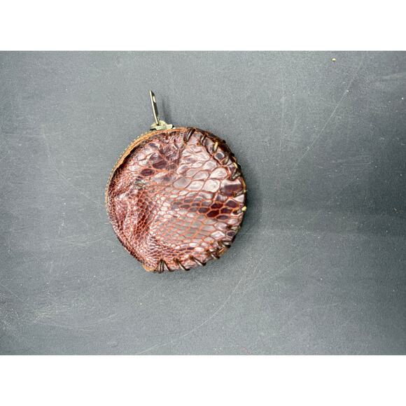 Vintage Alligator Brown Coin Purse - good condition - Picture 6 of 7